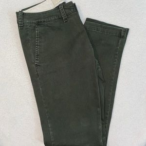 Olive Green Chino Pants